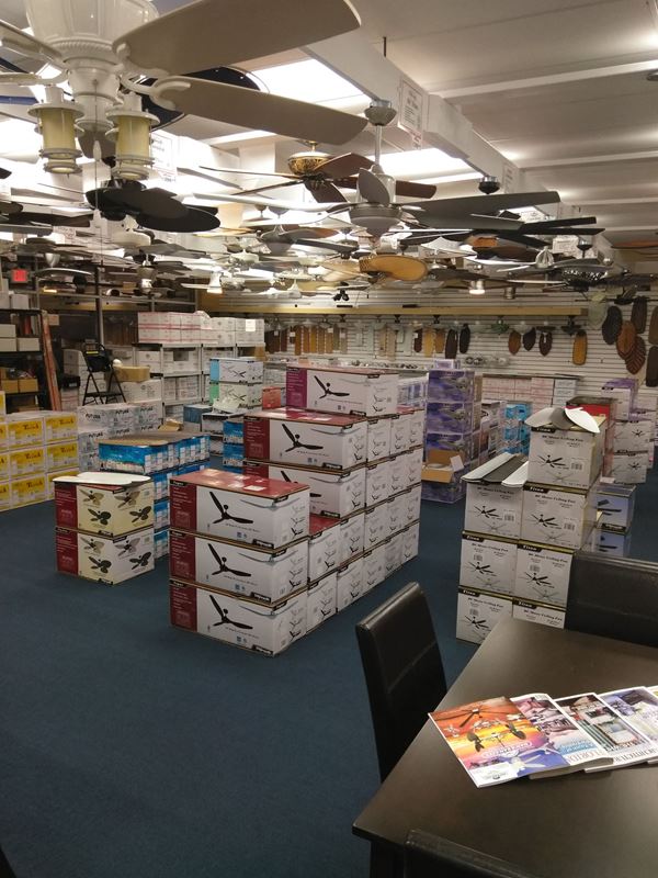 Ceiling Fan Store Interior Ft. Lauderdale, FL