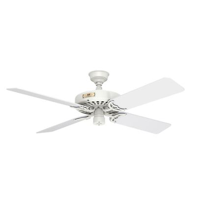 Hunter  52" Outdoor Orig White Blades 52 White Ceiling Fan , Model 23845
