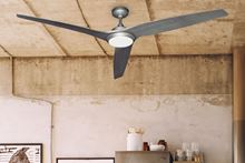 Evolution 72 in. Integrated LED Indoor/Outdoor Brushed Nickel Ceiling Fan with Light and Remote Control