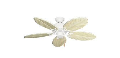 42" Dixie Belle Pure White with 42" Series 150 Arbor Whitewash Blades