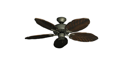 42" Dixie Belle Antique Bronze with 42" Series 150 Arbor Dark Walnut Blades
