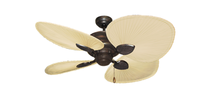 Picture of Palm Breeze II Oil Rubbed Bronze with 48" Natural Palm Blades