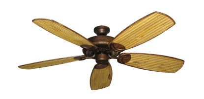 Riviera Burnished Copper with 52" Series 275 Arbor Bamboo Blades