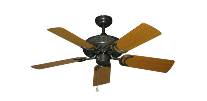 Atlantis Oil Rubbed Bronze with 44" Teak Blades