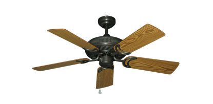 Atlantis Oil Rubbed Bronze with 44" Oak Blades
