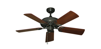 Atlantis Oil Rubbed Bronze with 44" Walnut Blades