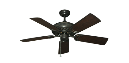 Atlantis Oil Rubbed Bronze with 44" Distressed Walnut Blades