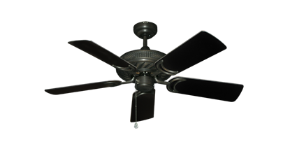 Atlantis Oil Rubbed Bronze with 44" Black Blades
