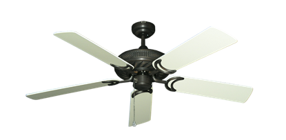 Atlantis Oil Rubbed Bronze with 52" Antique White Blades