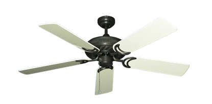 Atlantis Oil Rubbed Bronze with 52" Antique White Gloss Blades