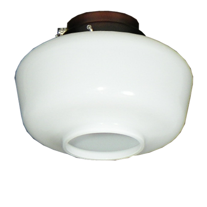 112 Open Bottom Globe White