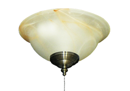 132 Glass Bowl Light in Autumn Scavo
