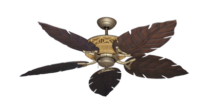 Tiki Antique Bronze with 52" Venetian Oil Rubbed Bronze Blades