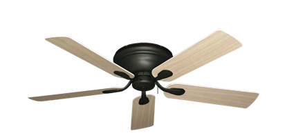 Stratus Oil Rubbed Bronze with 52" Bleached Oak Gloss Blades