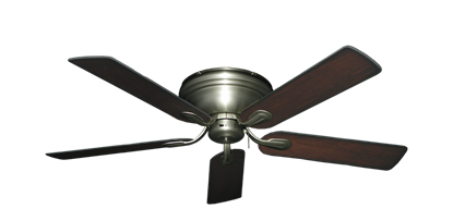 Stratus Satin Steel with 52" Distressed Cherry Blades