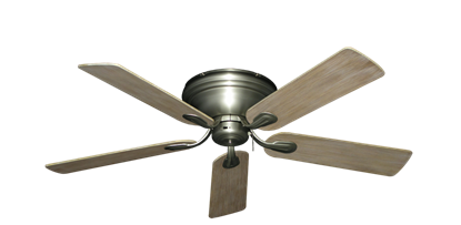 Stratus Satin Steel with 52" Driftwood Blades