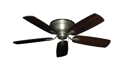 Stratus Satin Steel with 52" Series 710 Arbor Cherrywood Blades