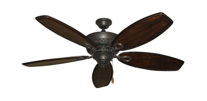 Infinity Oil Rubbed Bronze with 52" Series 550 Arbor Dark Walnut Blades