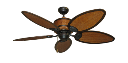 52" Cane Isle Ceiling Fan in Oil Rubbed Bronze