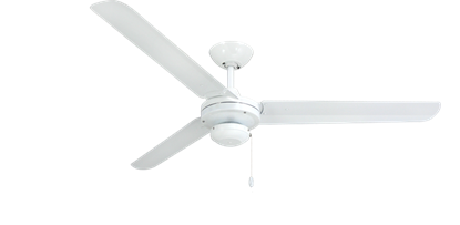 Tornado 56 in. Indoor/Outdoor Pure White Ceiling Fan
