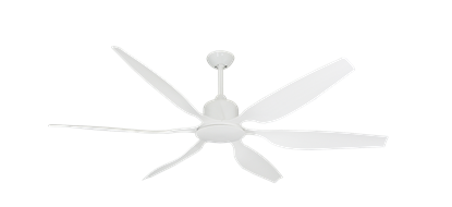 Titan II Pure White with 66" Resin Pure White Blades with Remote