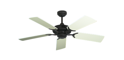Coastal Air Oil Rubbed Bronze with 44" Antique White Blades