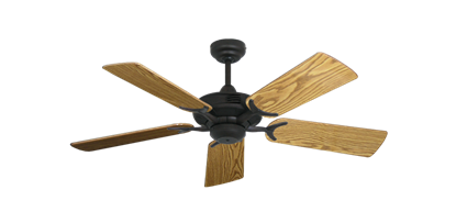 Coastal Air Oil Rubbed Bronze with 44" Oak Gloss Blades