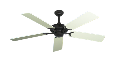 Coastal Air Oil Rubbed Bronze with 52" Antique White Blades