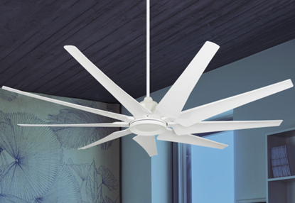 Liberator 82 in. Indoor/Outdoor Pure White Ceiling Fan