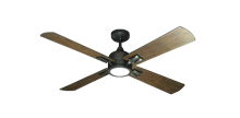 Captiva 52" Indoor Contemporary Ceiling Fan with Remote and 15W LED Light