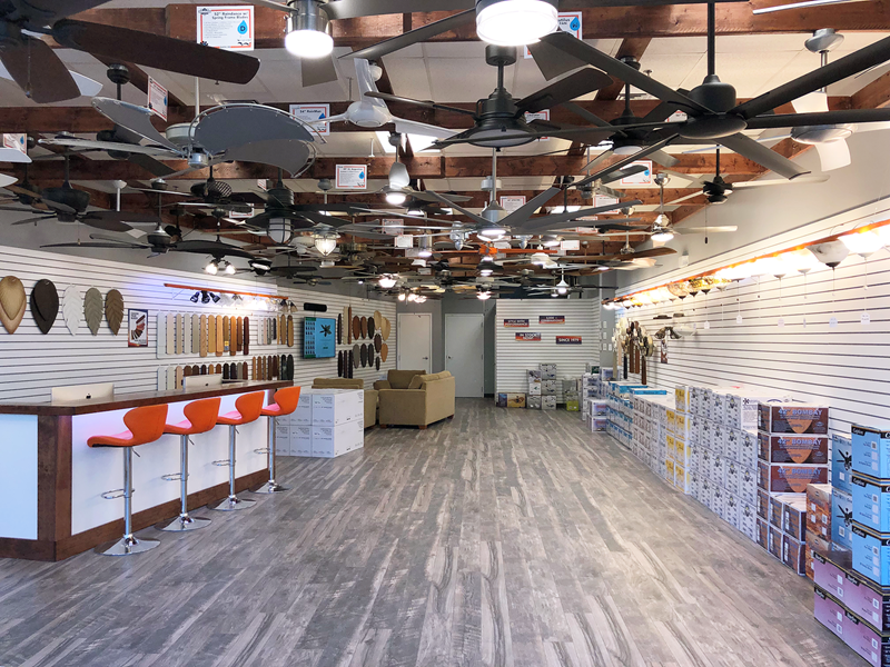 Interior Photo of Dan's Fan City Greensboro, NC