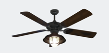 Coastal Air Oil Rubbed Bronze WIFI with 52" Outdoor Oil Rubbed Bronze Blades w/ #155 Outdoor Lantern Light and Remote