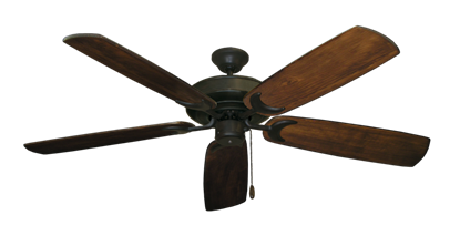 Picture of Raindance Oil Rubbed Bronze with 60" Series 450 Arbor Dark Walnut Blades