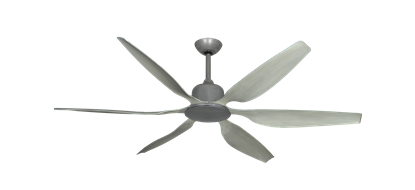 Titan II Brushed Nickel with 66" Resin Stone Blades with Remote