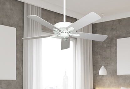 Meridian Pure White with 52" Pure White Blades