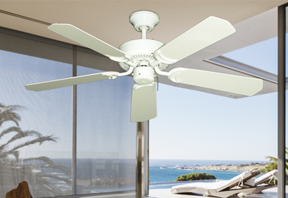 42" Porch Fan in Pure White	