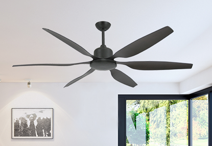 Titan II Oil Rubbed Bronze with 66" Resin Oil Rubbed Bronze Blades with Remote