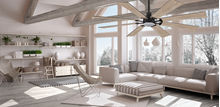 Aria 60 in. Integrated LED Oil Rubbed Bronze Ceiling Fan with Light and Remote Control	